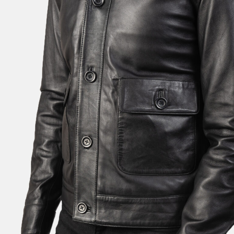 Mens Columbus Brown Leather Bomber Jacket6489-9-1568890018356